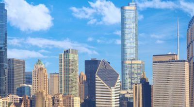 Cityscape of Chicago downtown, United States