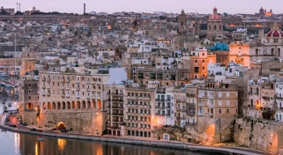 Senglea i Wielki Port, Malta.