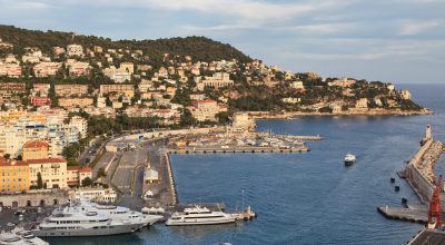 vista del centro storico di Nizza Francia